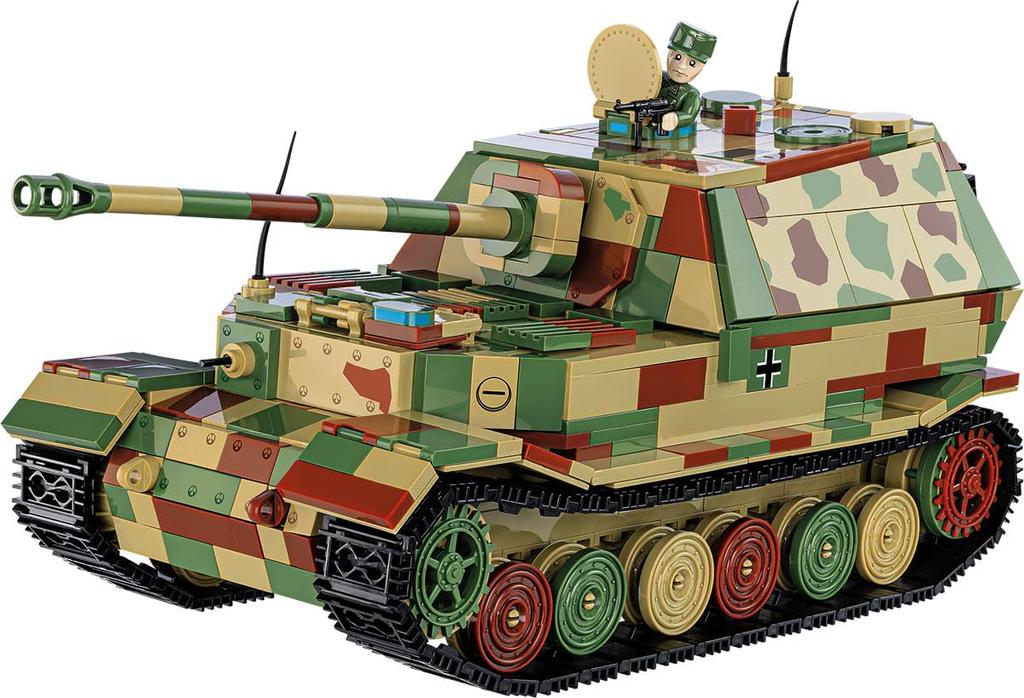 COBI 2582 Panzerjager Tiger Elefant HC WWII Brick Model Tank 1252pcs 128