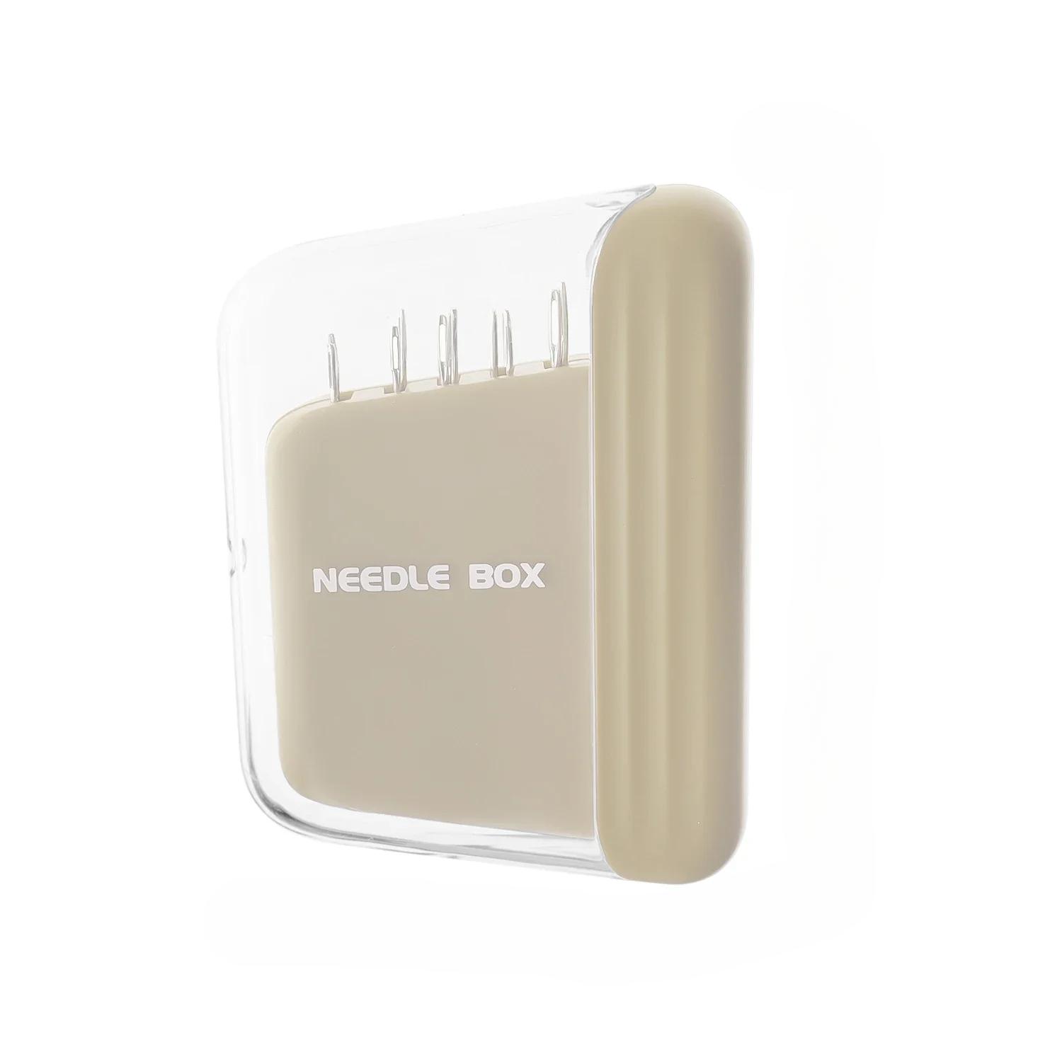 New Magnetic Sewing Box Luxury Cream Wind Household High-quality Home Sewing Artifact Finishing Sewing Kit Sewing Tools