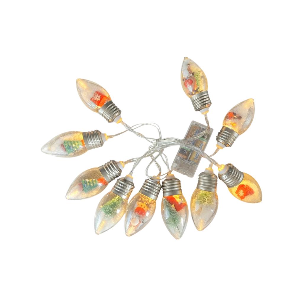 20pcs Snowman Light String Christmas Ball Light String Christmas Tree Decoration Indoor Home Garden Holiday Party Lighting