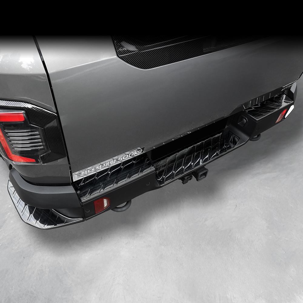 For Kia TASMAN 2026 2026 Silver Stainless Steel Car External Door Sill Protector Cover Welcome Door Threshold Trim Accessories