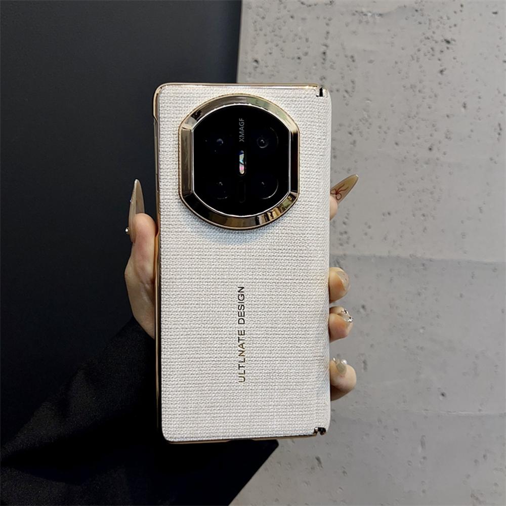 For Huawei Mate X7 Case Jean Cloth Texture Hard PC + Cloth Phone Cover