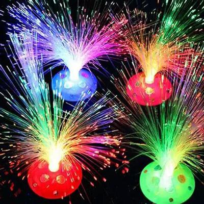 Color Changing Fiber Optic Night Light LED Lamp Holiday Festival Party Decor