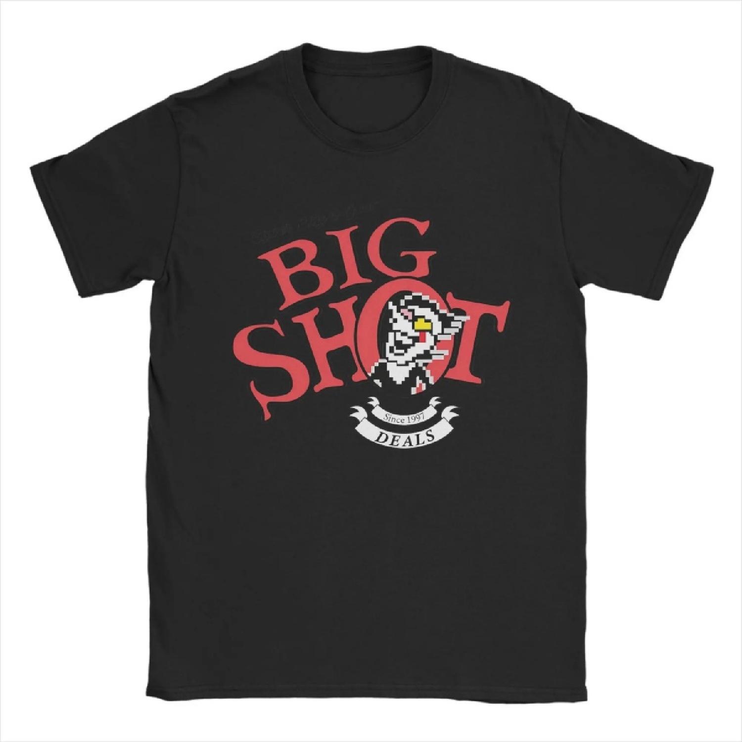 

Deltarune DRINK BIG SHOT SODA Men Women T Shirts Awesome Tee Shirt Short Sleeve Round Neck T-Shirts Cotton Gift Idea Clothes XXXXXL чорний