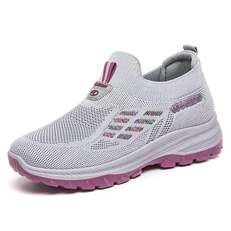 

Women s Summer 2025 Breathable Slip-On Walking Shoes for Middle-Aged & Elderly 41