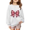 Children's Fashionable Casual Long-sleeved Loose Christmas Print Pullover Sweatshirt