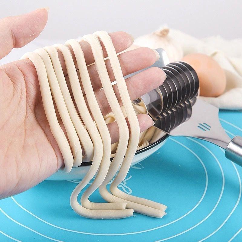 Manual Noodle Cutter Rolling Stainless Steel Spaghetti Maker Pressing Pasta Machine Shallot Knife Kitchen Cooking Accessories