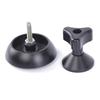 Aluminum Alloy 100mm Half Round Flat To Bowl Transition Adapter for Camera Gimbals Mounts 20kg Load Bearing 3/8in Screw