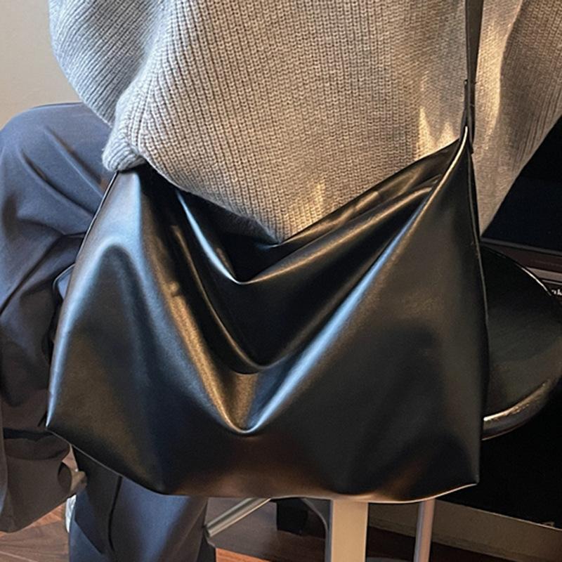 Casual Fashion Shoulder Bag Large Bag Winter New Minimalist Bag Women's Simple Large-capacity Bag