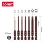 Screw Driver Tools Screwdriver Bits 65mm Alloy Steel