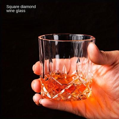 Elegant 7pc Whiskey Decanter Set with Vintage Double-Layered Glasses – Lead-Free Glassware for Home Bar or Gifting