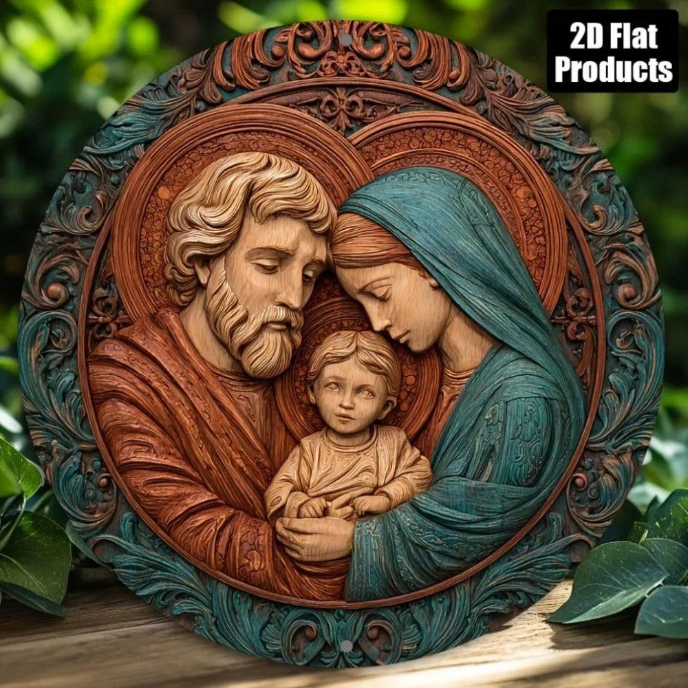 Metal Wall Art Jesus Christmas Religious Home Decor Poster