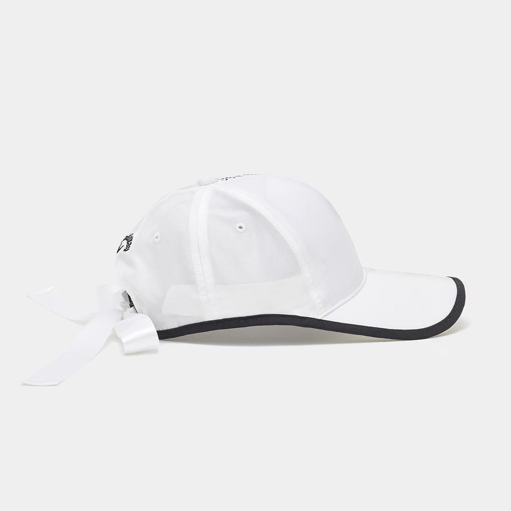 [Callaway] Women's Cap (with Ribbon On the Back, Size Adjustable)  Golf Hat  C24291202 1030White