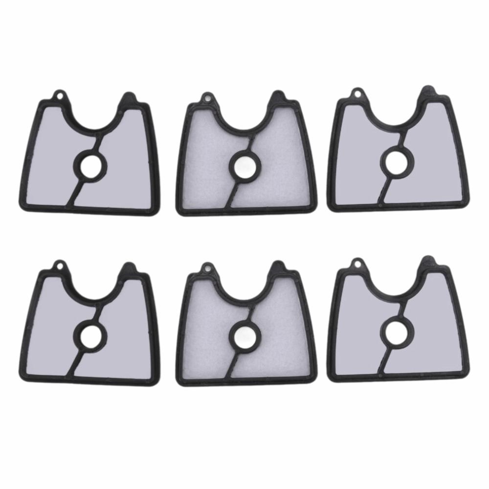 6PCS Compact Leaf Blower Air Filter Cotton Air Filter Part for Jonsered 125B BX BVX B2126
