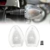 1Pair Motorcycle Turn Signal Lens ABS Cover Impact Resistant for DR200S SV650X GSR750 GSF1250S Easy Installation