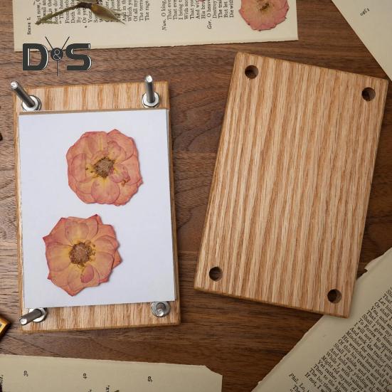 Presă Mare pentru Flori Presă Ajustabilă pentru Plante Instrument pentru Conservarea Florilor Instrument DIY pentru Presarea Florilor Uscate Cadou pentru Copii Iubitori de Natură