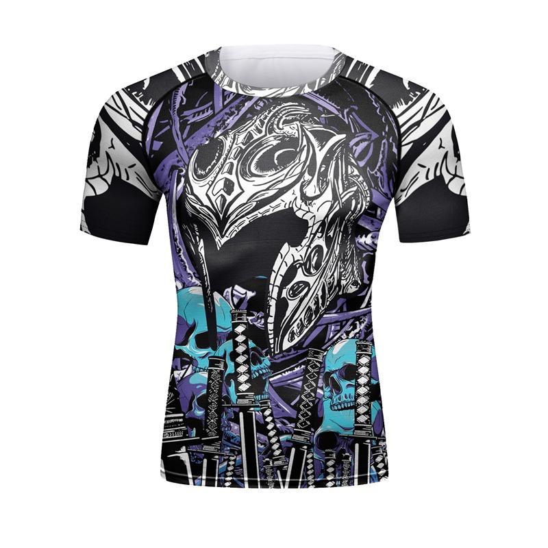 Trendy Japanese Anime Graphic T Shirts For Men Fashion Summer Streetwear 3D Printed Gym T-shirts