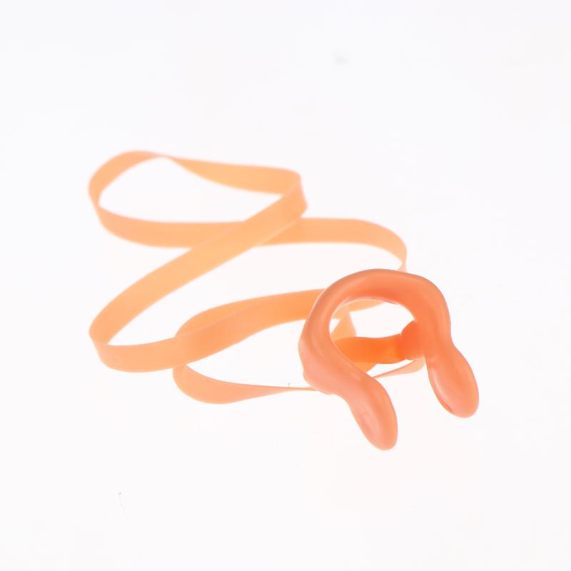 Adult Nose Clip Swimmings Silicone Rope Swimming Nose Clip Swimming With String Comfortable Soft Latex Plugs For Children Kids