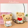 Butter Bear Plushie Keychain With Soft Pp Cotton For Valentines Gift Day