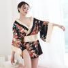Japanese Geisha Oiran Kimono Lingerie Robe for Women