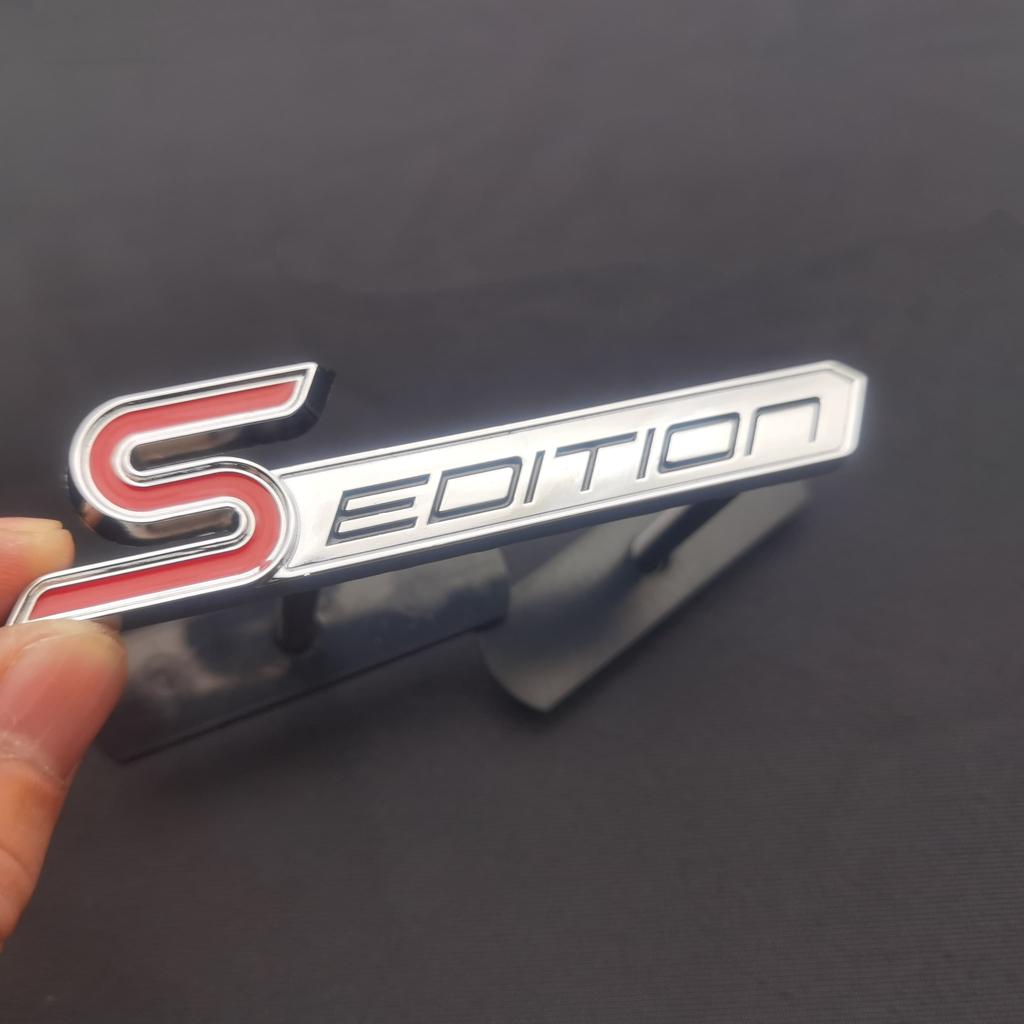 1Pc 3D Metal Logo Car Side Fender/Rear Trunk Emblem Badge Sticker, Car Front Grille Badge