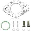 GY6 150cc Auspuffdichtungssatz mit Schraubenmuttern, Passend für GMB139 Motor Moped Auspuff ATV Go-Kart Roller Auspuff mit 50cc 70cc 90cc 110cc 150cc, Auto