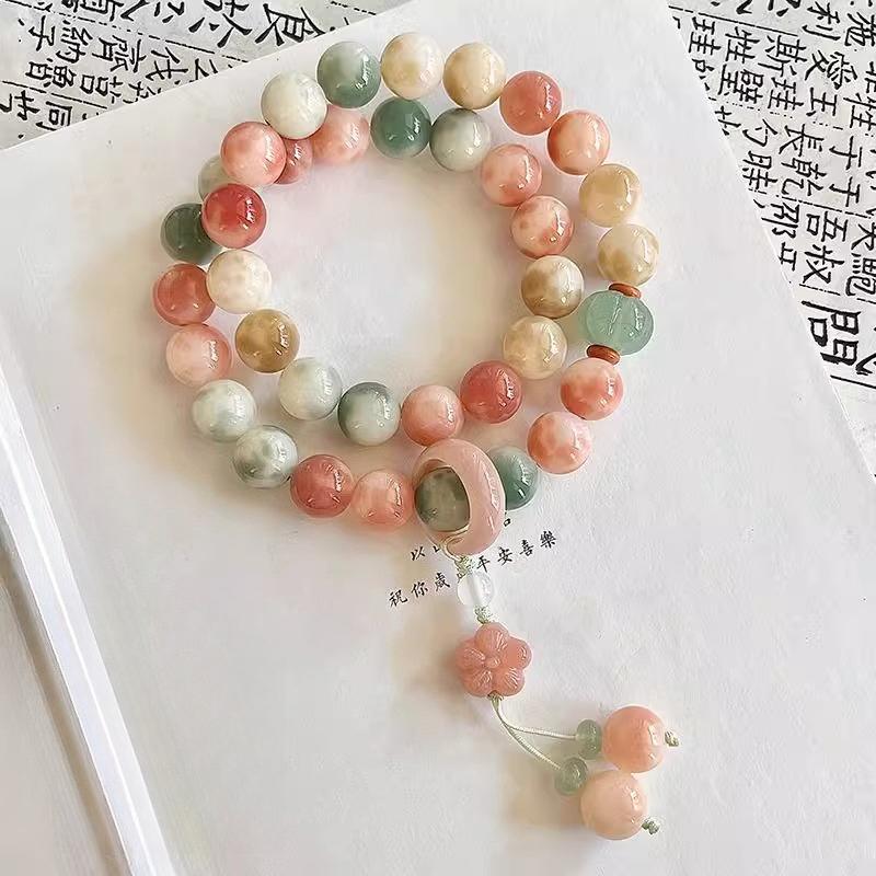 Natural Bodhi Bracelet Student Plate Play Double Circle Single Circle Handheld Girl Jewelry Prayer Bead Bracelet