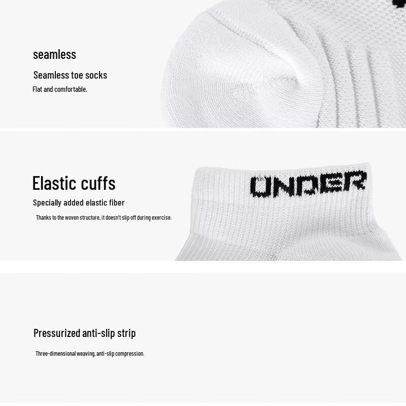 Under Armour Short Sports Socks (3-Pack)