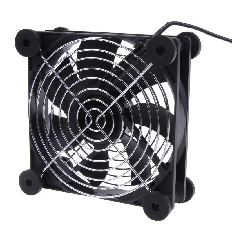 120mm Variable Speed Fan for Router Modem Receiver DVR -Box TV-Box Stereo Cooling   Bearing