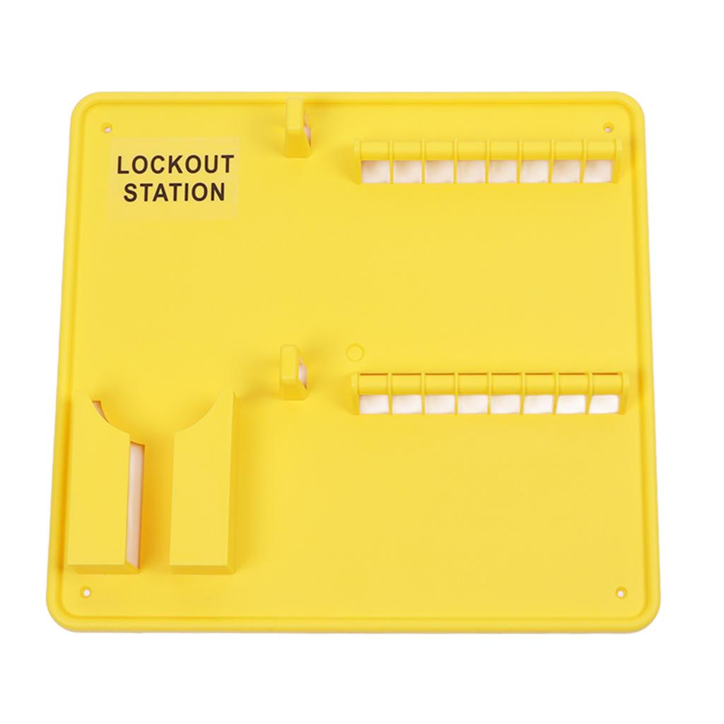 Safety Lockout Station Wall Mounted Power Isolation Engineering Plastic Lock Management Station
