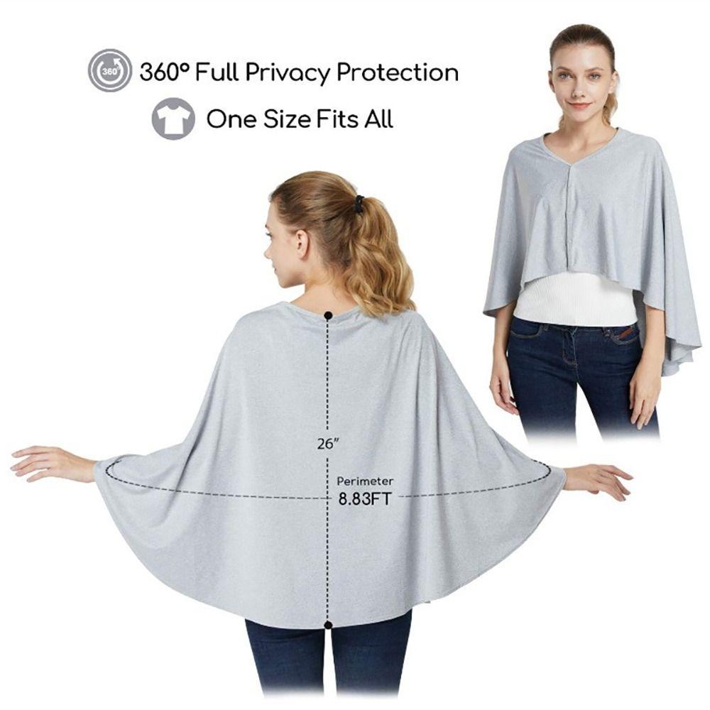 Solid Color Nursing Cover Muslin Fabric Stroller Cover Universal Breastfeeding Cover Women