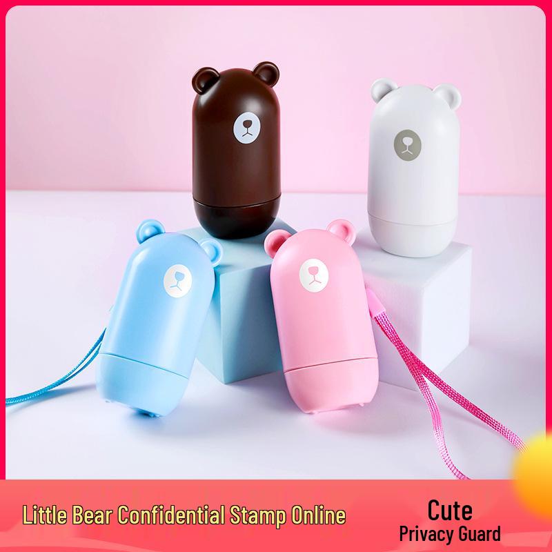 Little Bear Roller Privacy Stamp - Anti-Leakage Code Marker 