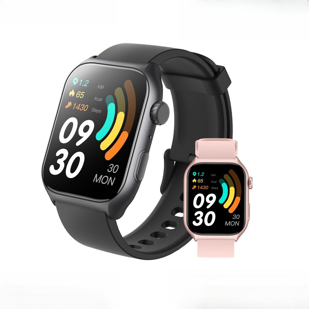 NEW Smart Watches for Men Women, 1.96" AMOLED Display Smartwatch with 7-Day Battery,  Bluetooth Calls, Heart Rate/Sleep Monitor, IP68 Waterproof