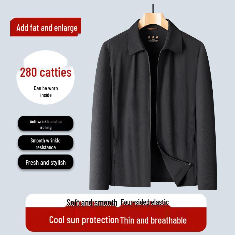 Dibinze Men s Plus Size Cooling UV Protection Jacket 175