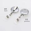 Student Retractable Badge Reel ID Card Holder Cover Case Nurse Badge Lanyards Fashion Metal Card Holders Set for Women Men