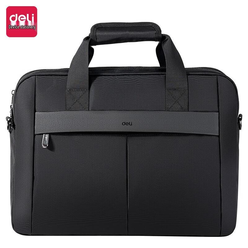 Deli Portable Zippered Business Briefcase