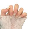 10Pcs 3D Flower Fake Nails Long Nail Extension Kit Wear Armor Reusable Easy to Remove Time-Saving Press on Nails for Home Salon