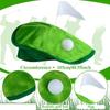 Trendy Painter Hat with Green Turf Fashion Hat Funny Beret for Sports Photography Golfer Headwear Painter Hat