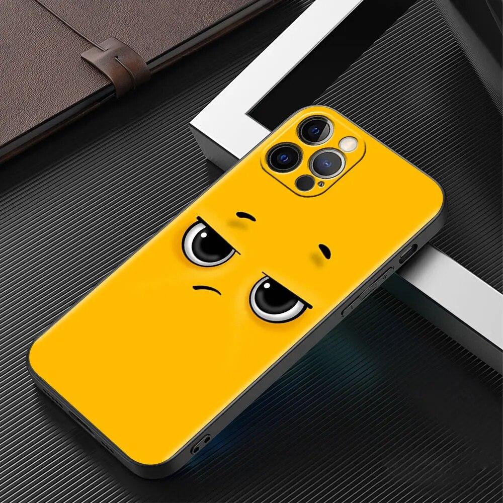 Cartoon Funny Face Phone Case For iPhone Samsung Galaxy Redmi Xiaomi Oppo OnePlus Note S A 7 8 9 10 11 12 13 14 20 21 22 23 53 54 Pro Max Plus Ultra