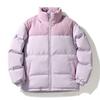Herbst und Winter Verdickte Herren Stehkragen Baumwollgepolsterte Kleidung Paare Neue Lockere Freizeitjacke Jungen und Mädchen Baumwollgepolsterte Jacke Tasche Kleidung