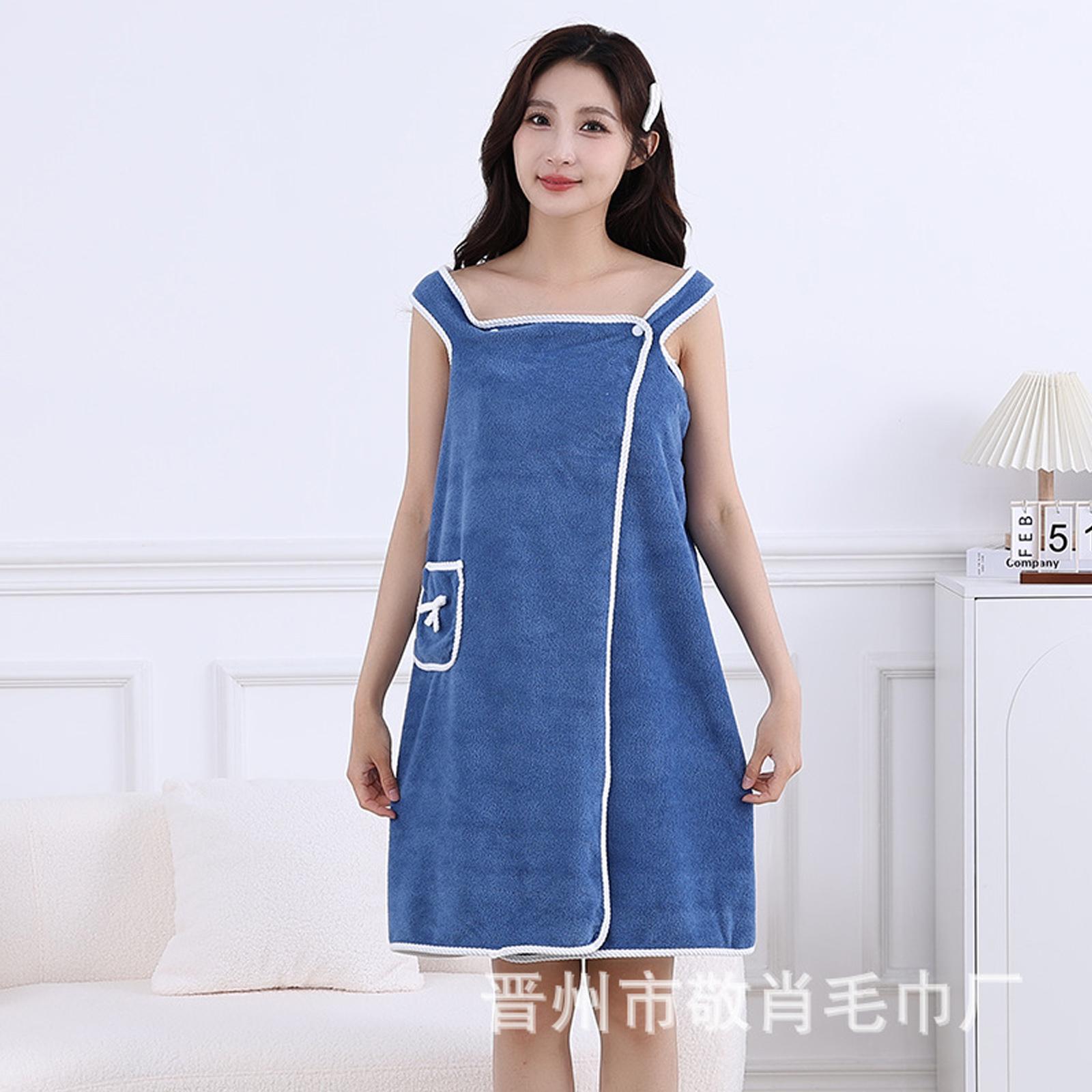 

Душевое платье из кораллового флиса Можно носить с банными полотенцами, пляжными полотенцами, женское летнее, взрослое платье-camisole для душа, для дома one size