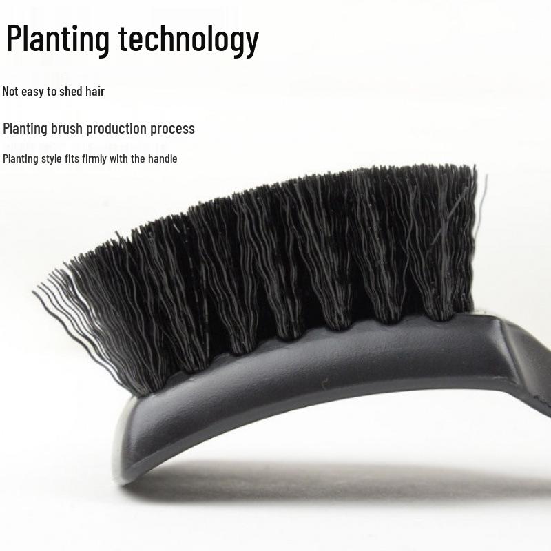 Tire & Fabric Cleaning Brush with Stiff Bristles for Car Wash & Floor Mats