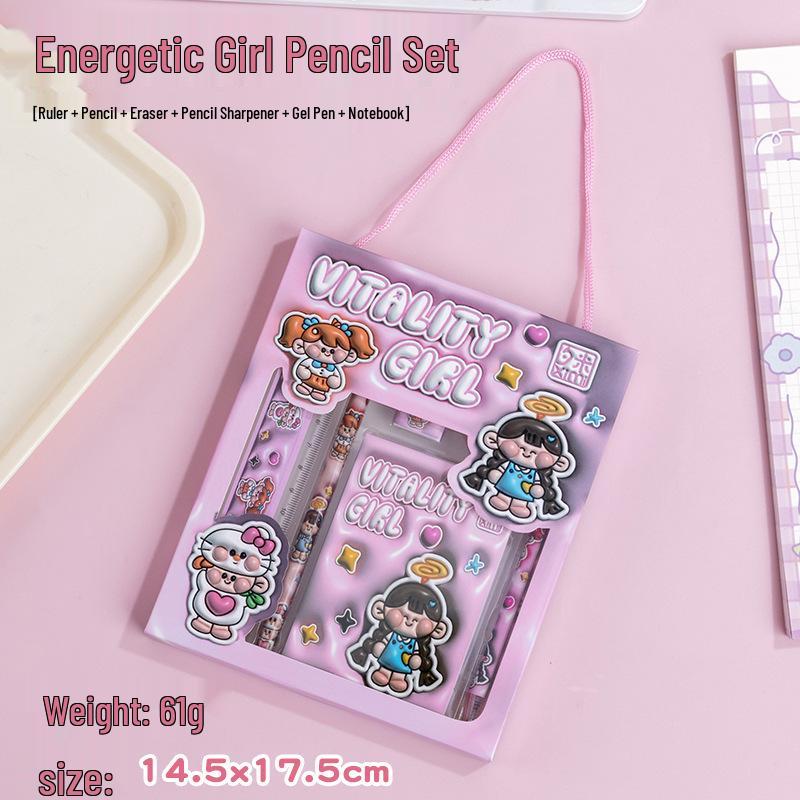 Children's Day Prize: 10-Piece Stationery Set for Students and Kindergarten Birthday Gift