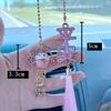 Rearview Mirror Fortune Cat Pendant Fortune Cat Car Pendant Ceramic Cat Ornament Cat Car Hangings