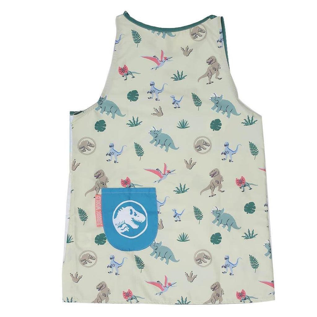 Marushin Apron Jurassic World Loose Dinosaur Jurassic World Jurassic Movie Character Apron Pocket TC Apron Kappogi Apron for Women Nursery School