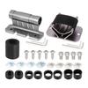 Lightweight Aluminum Bike Holder Tool Free Installation Bike Rack for Front Fork & Rear Wheel Fits Most Bike Types