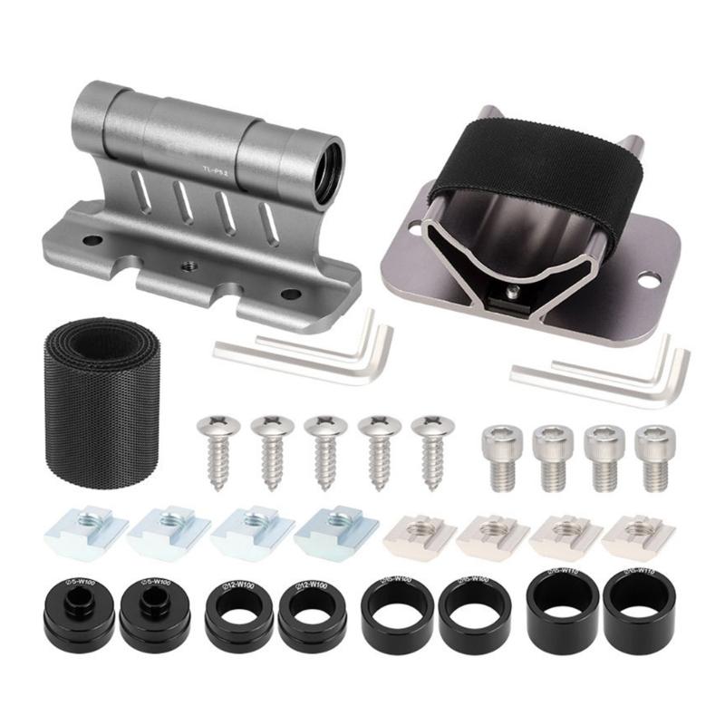 Lightweight Aluminum Bike Holder Tool Free Installation Bike Rack for Front Fork & Rear Wheel Fits Most Bike Types