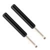2PCs Watch Repair Kit Battery Remover Silver Pry Hand Tool Black Long Handle Aluminum Steel