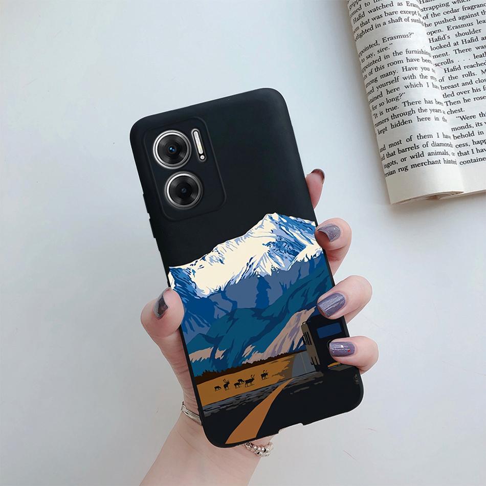 Case For Xiaomi Redmi Note 11e 2022 Cover Cool Men Black Dragon Soft Silicon TPU Phone Covers for Redmi Note 11E 5G Cases Fundas