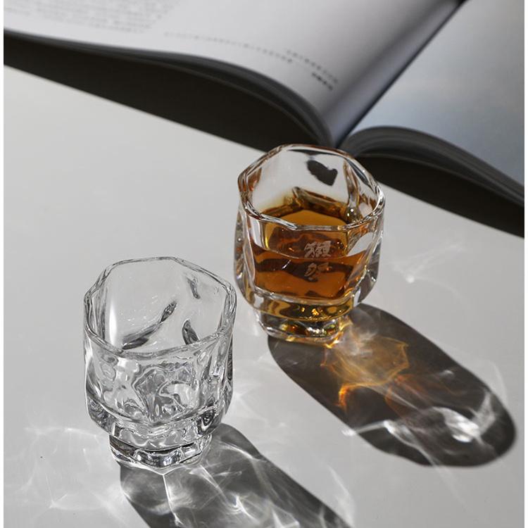 Dassai Sake Drink Cup Japanese Designer Zen Crystal Tasting Wine Tumbler Liquor Shot Glass Whiskey Whisky Tumbler Brandy Snifter