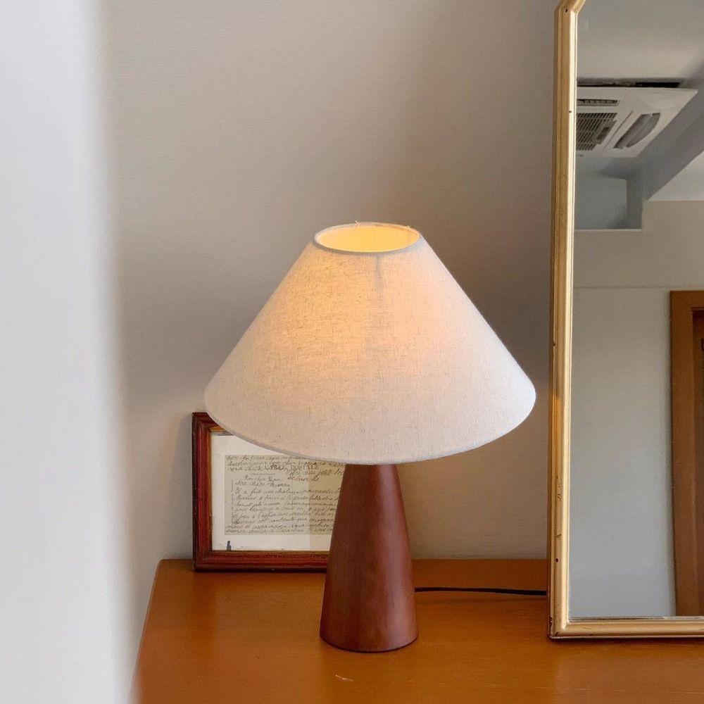 Creative Fabric Lampshade Lamp Modern Desk Lamp Indoor Decor Atmosphere Light  Dining Room